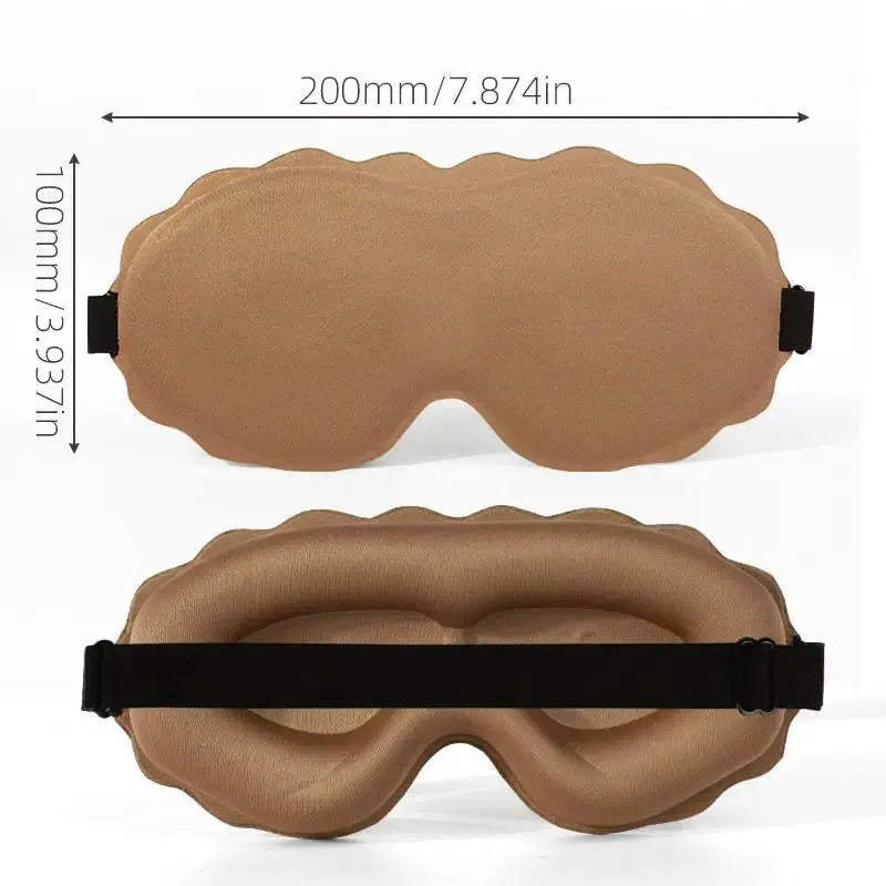 3D Contoured Blackout Sleep Mask