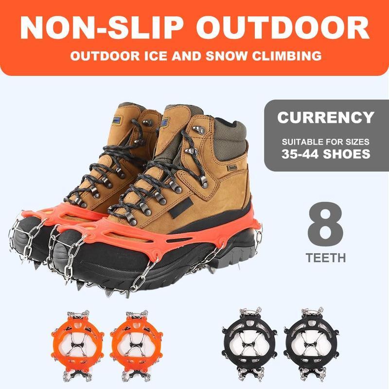 8-Tooth Ice Cleats for Shoes & Boots