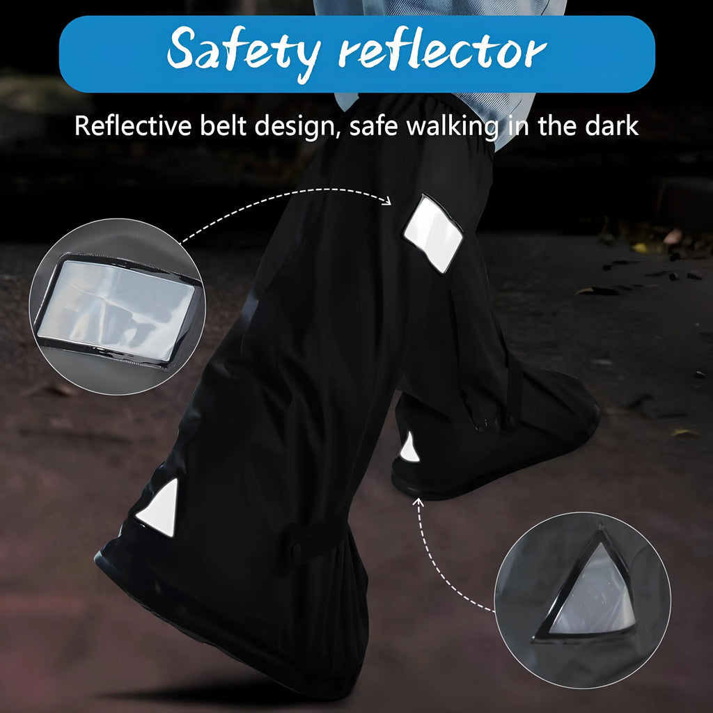 Waterproof Rain Shoe Covers – Reusable Non-Slip Overshoes