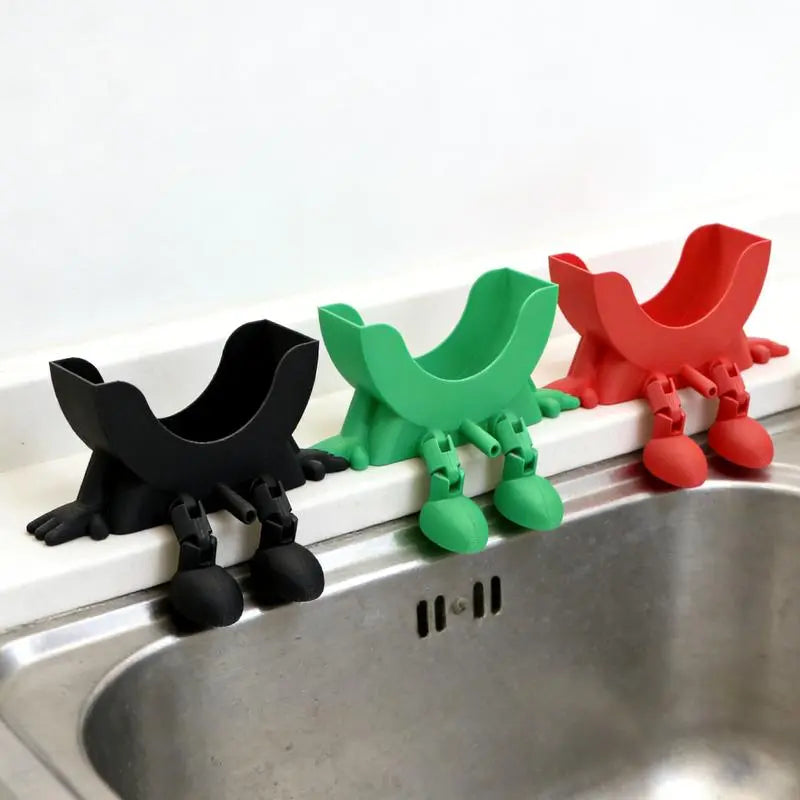 Funny Sitting Sponge Holder with Drainage