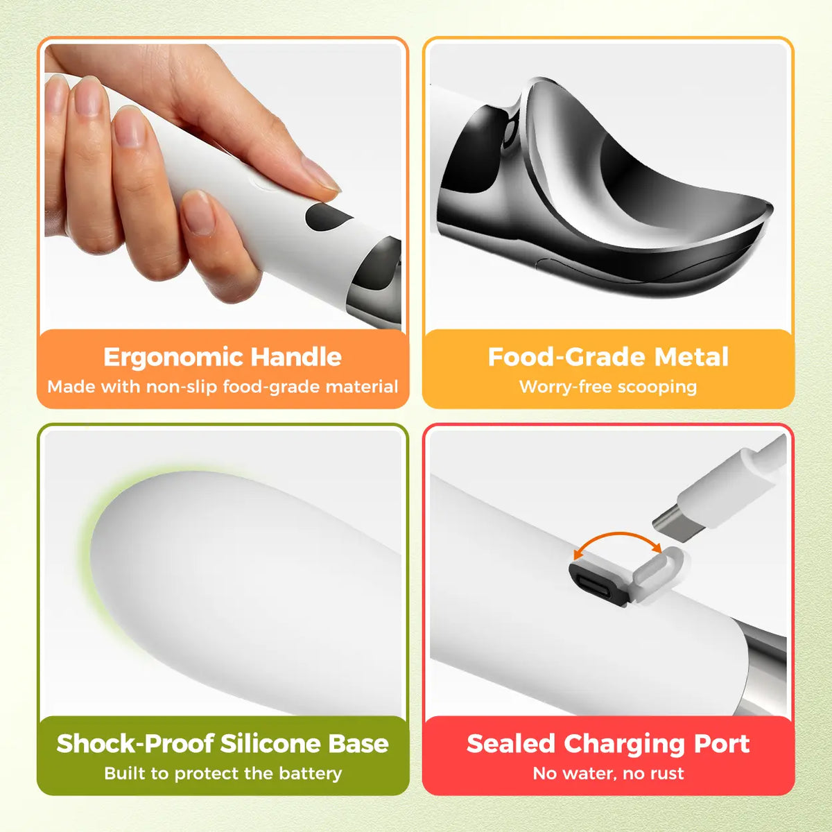 Electric Heated Ice Cream Scoop