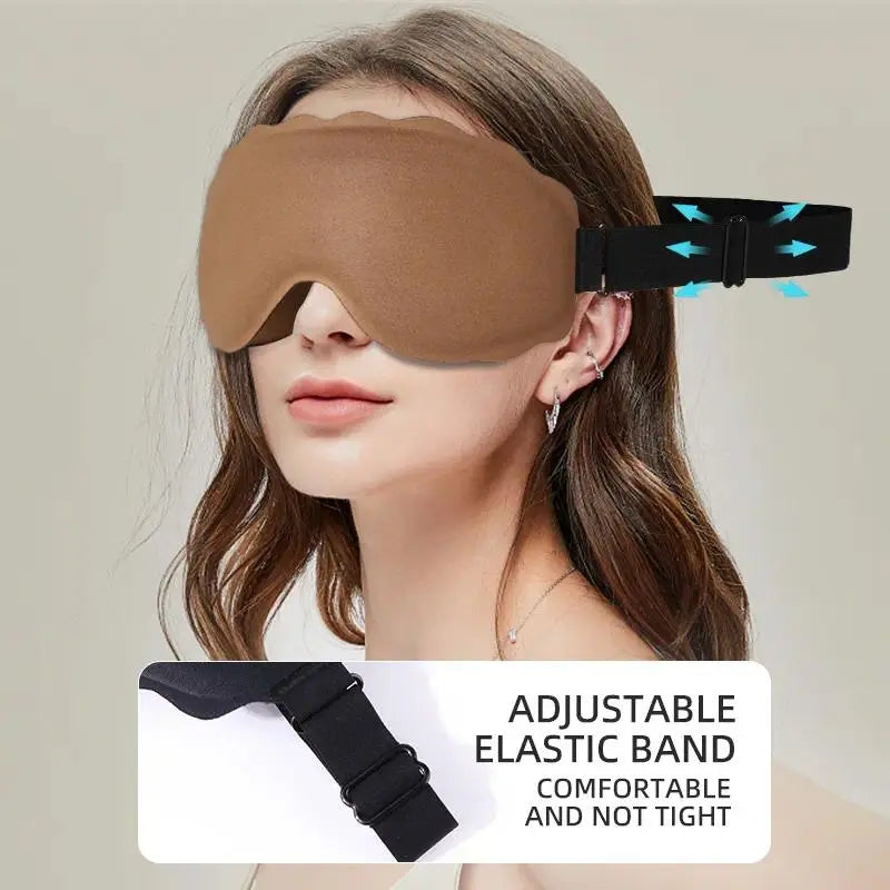3D Contoured Blackout Sleep Mask