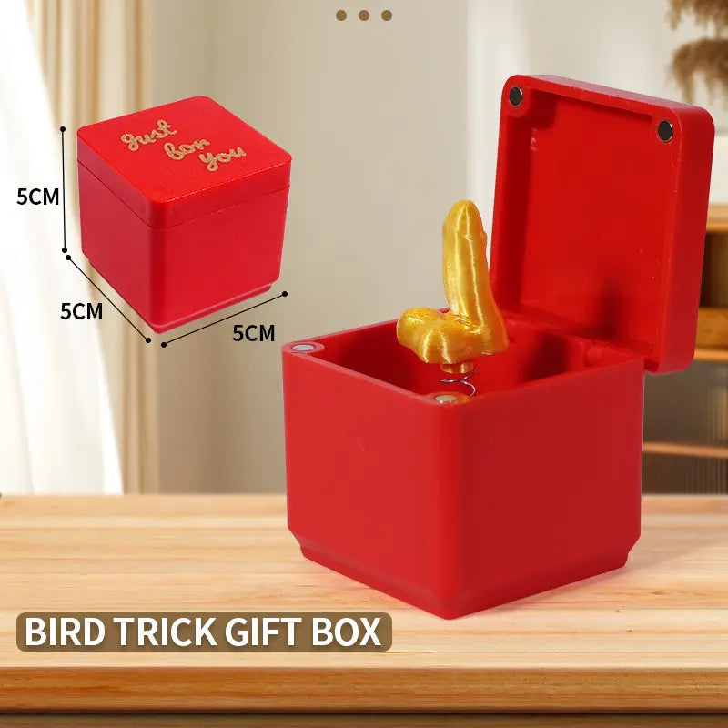 Funny Surprise Prank Gift Box – Spring-Loaded Gag Gift