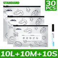 Reusable Freezer Storage Bags – Resealable Food Pouches
