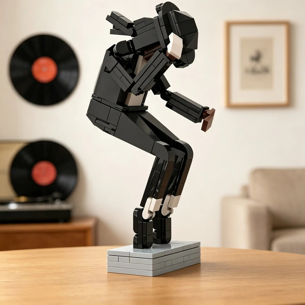 Iconic Pop Dance Pose Building Block Figure