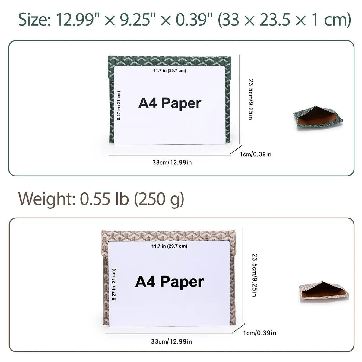 A4 Document & Tablet Organizer Sleeve