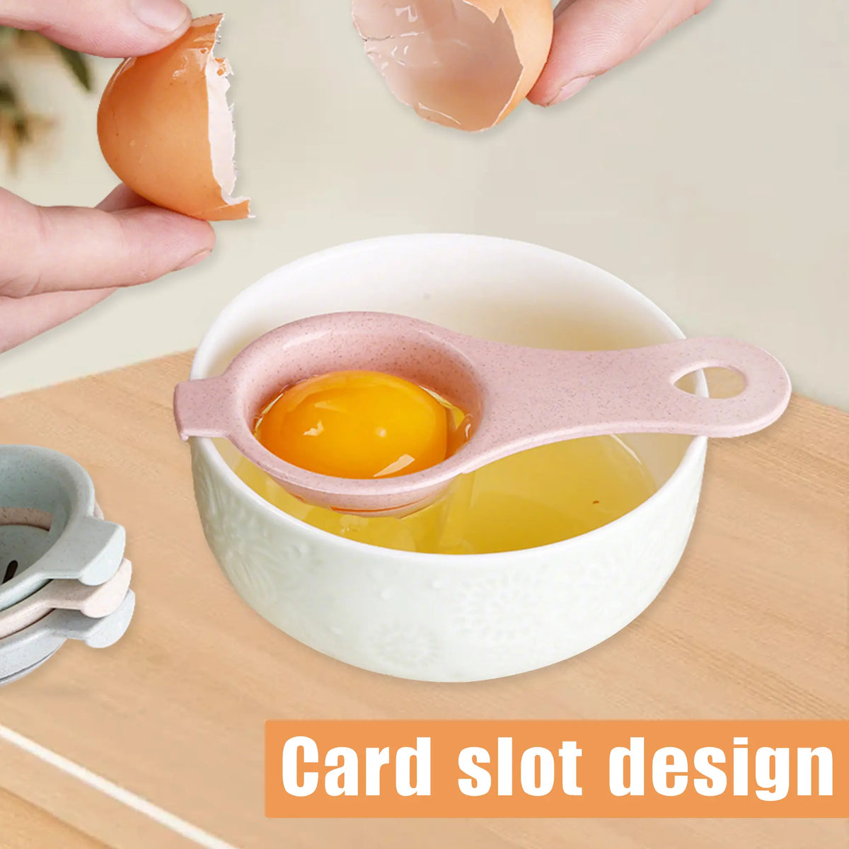 Egg Yolk Separator Set – Easy Egg White Filter