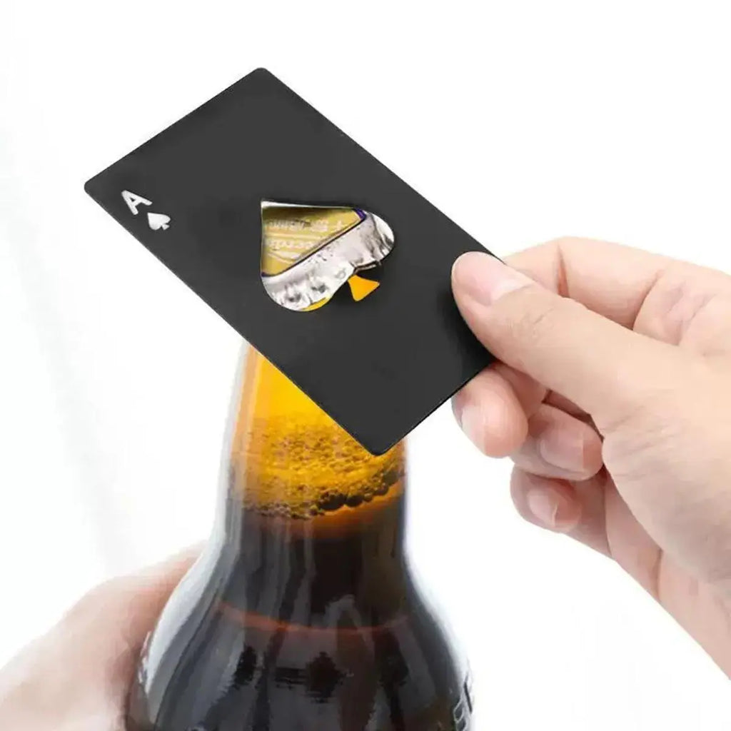 Ace of Spades Card Bottle Opener
