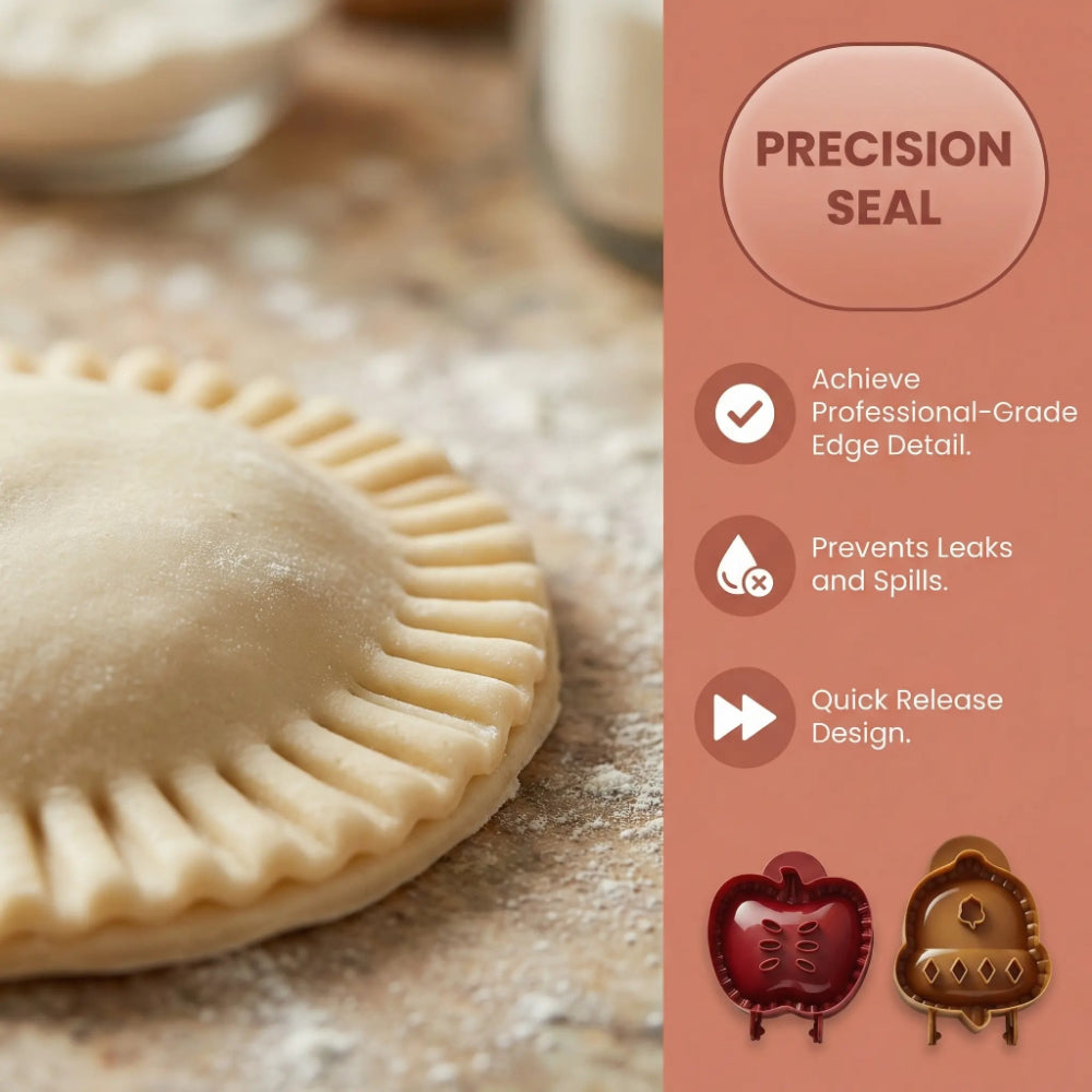 3-Pack Hand Pie Molds – Pumpkin & Holiday Baking Set