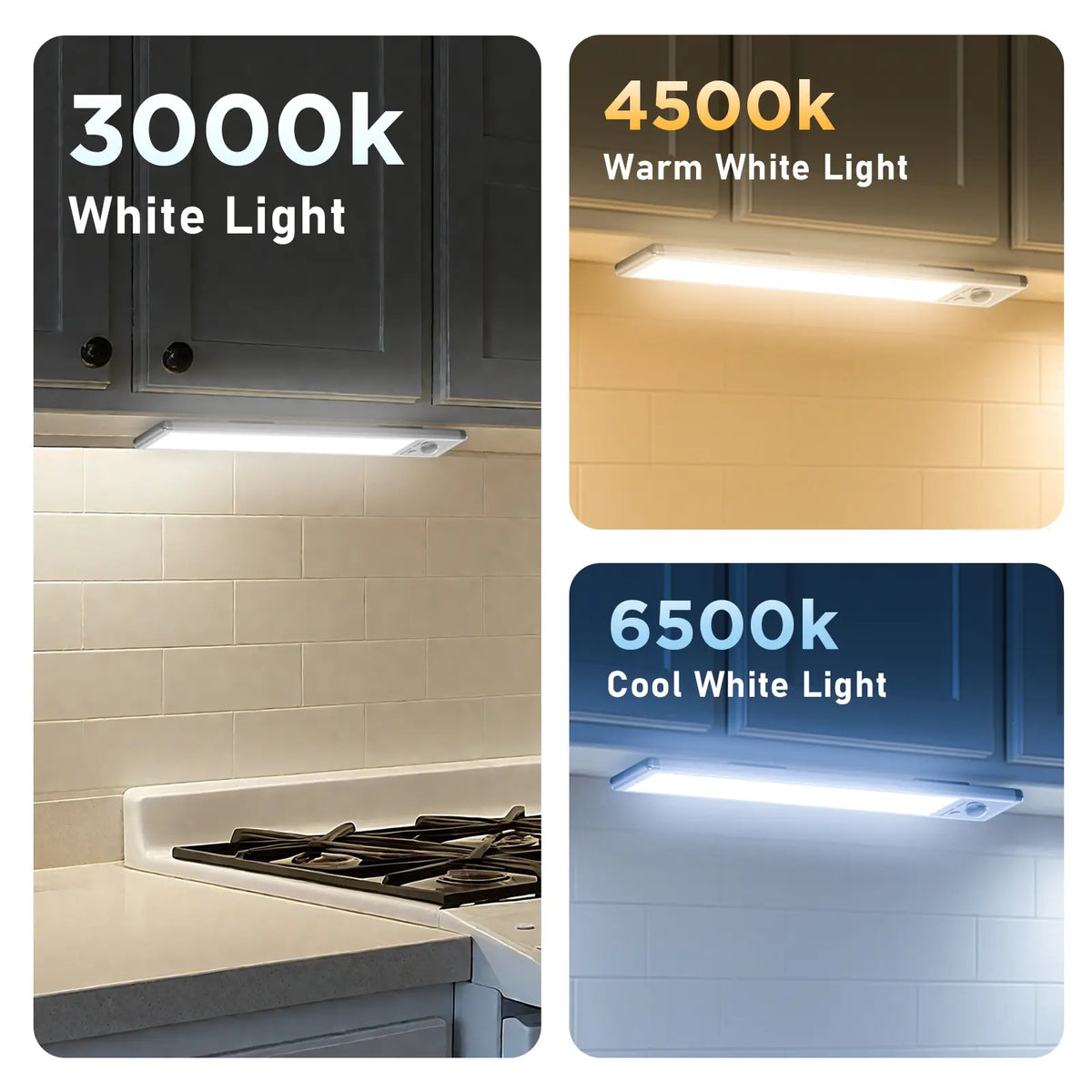 Rechargeable Motion Sensor Magnetic Cabinet Light