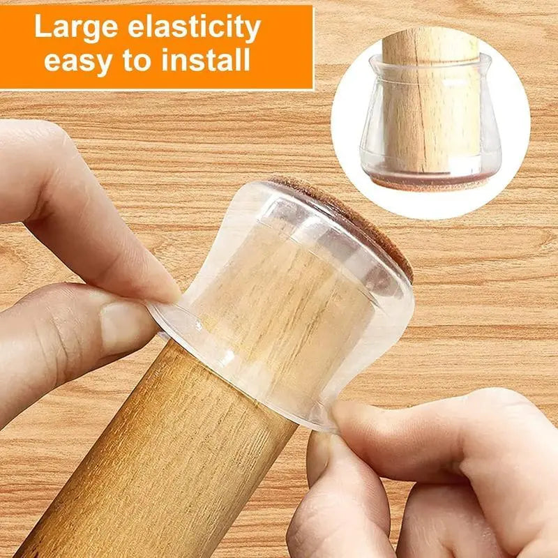Universal Chair Leg Floor Protectors – Non-Slip Furniture Covers