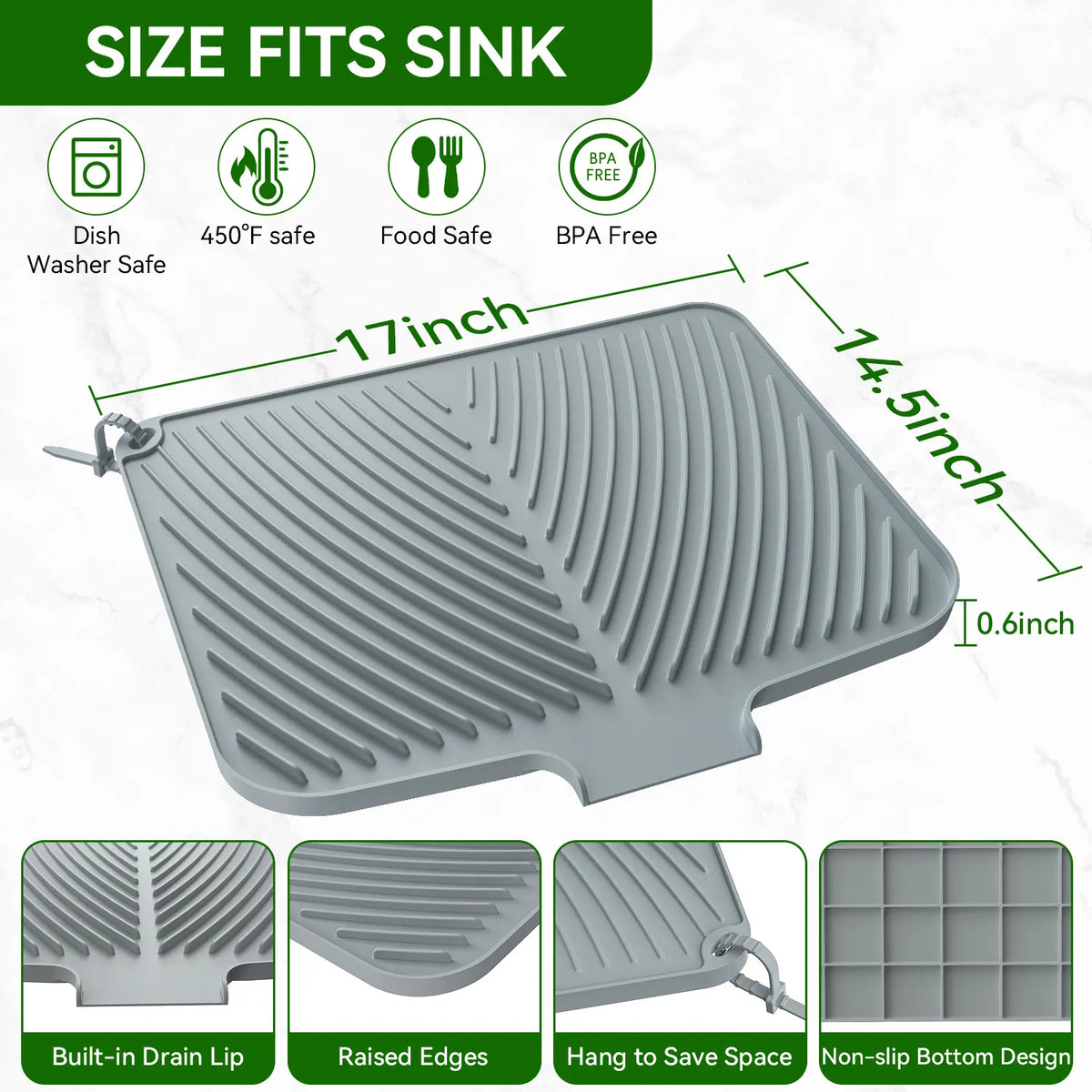 Silicone Dish Drying Mat