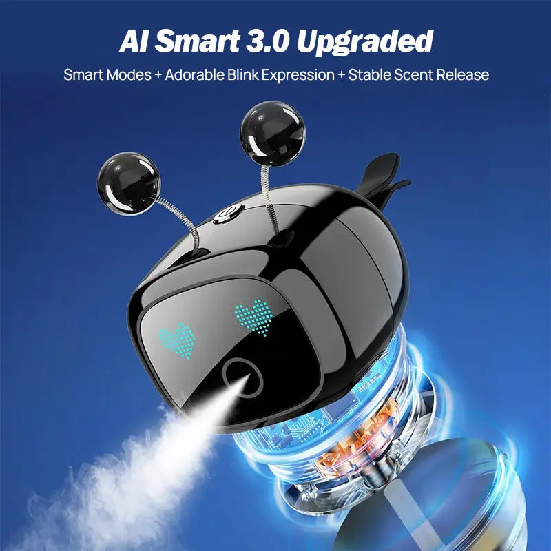 Smart Robot Car Diffuser – Motion-Sensing Aroma Mist