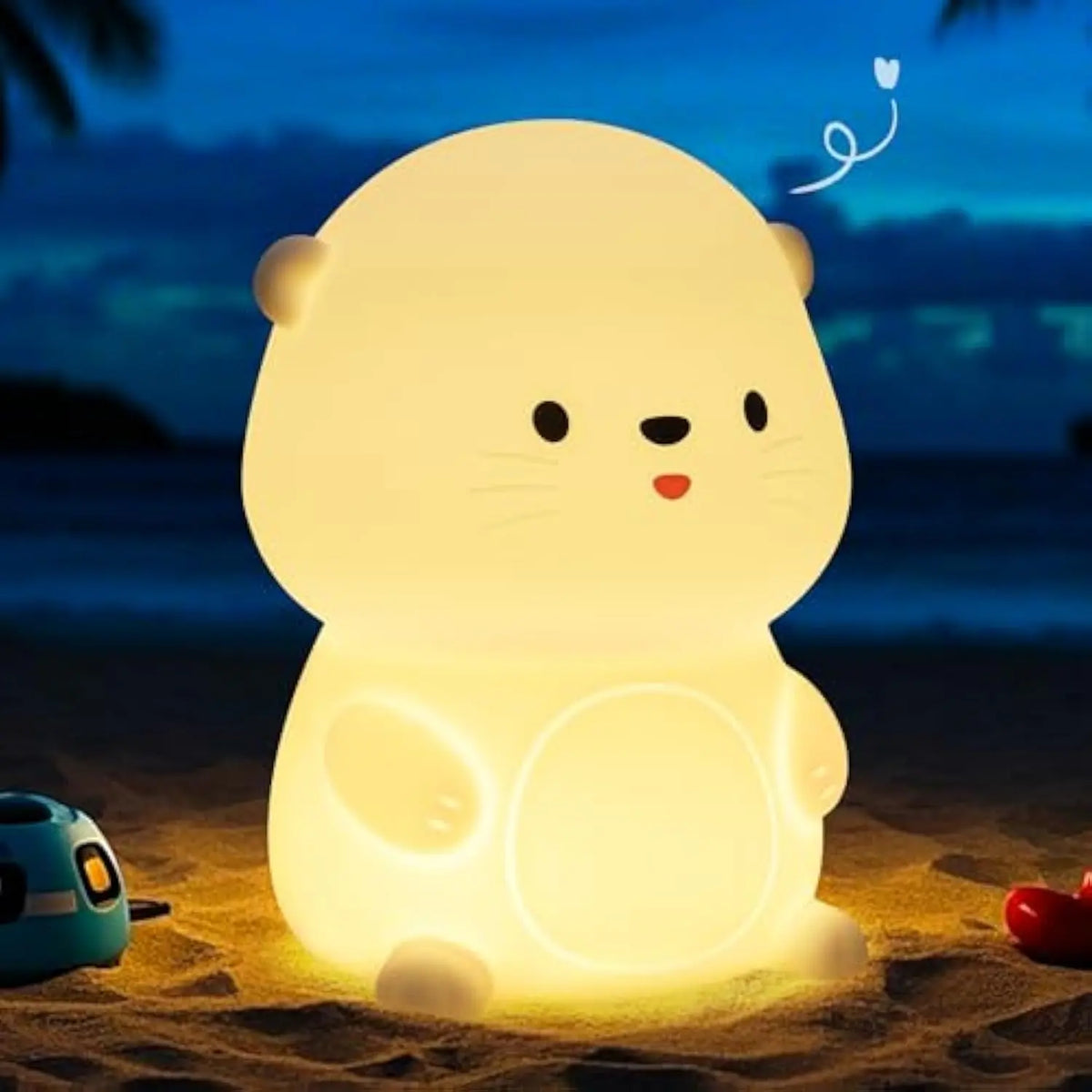 Cute Axolotl Silicone Night Light