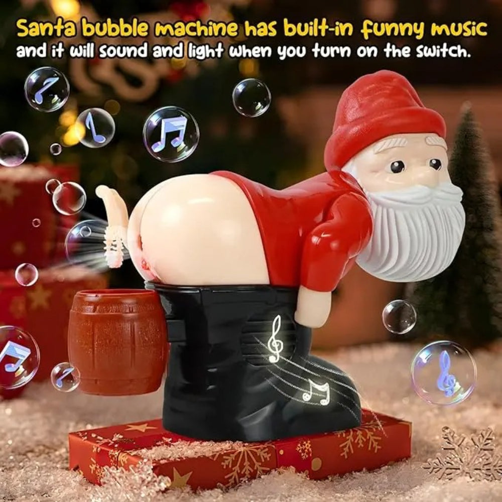 Farting Santa Bubble Machine – Funny Christmas Bubble Toy with Music & Sounds