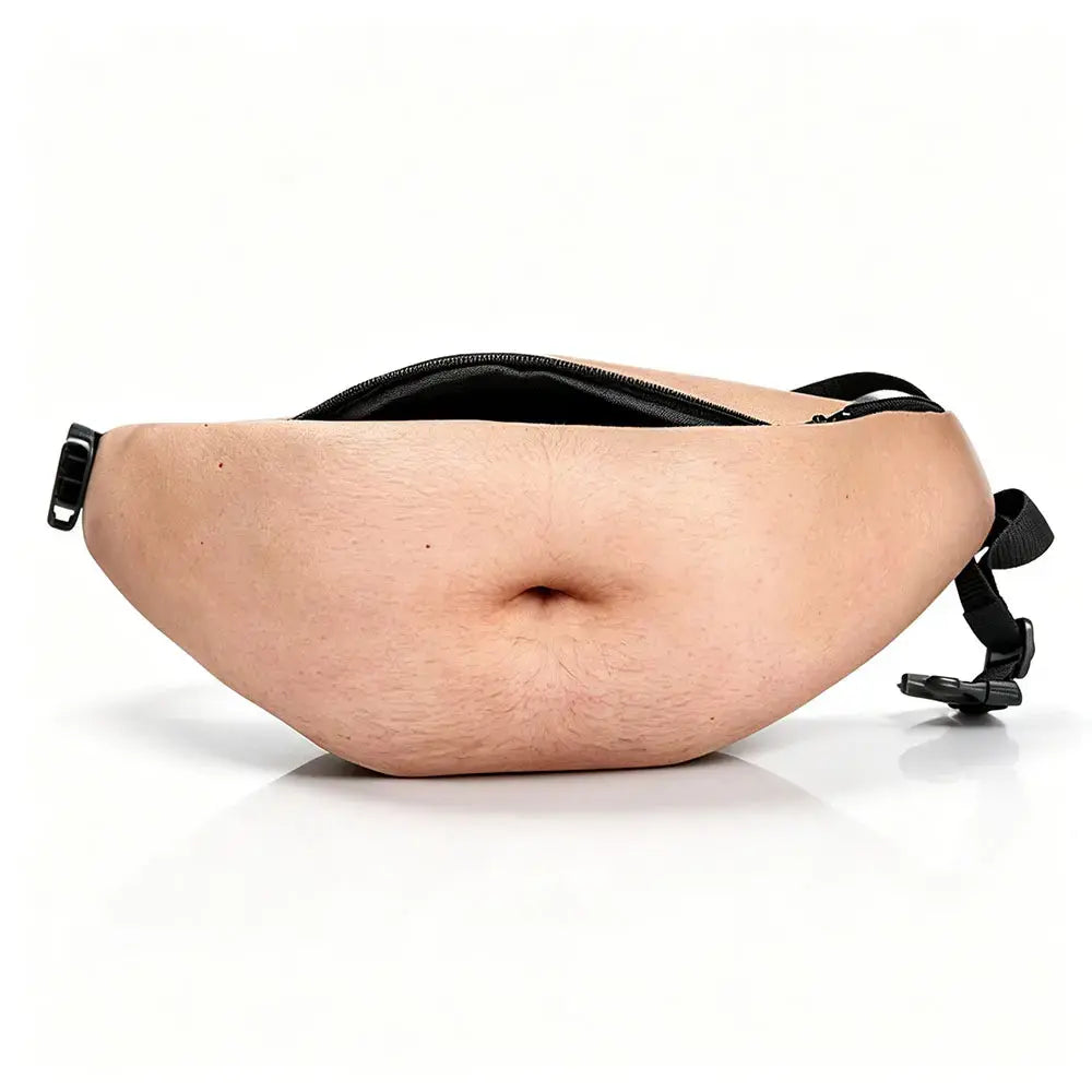 3D Beer Belly Fanny Pack – Funny Waist Bag