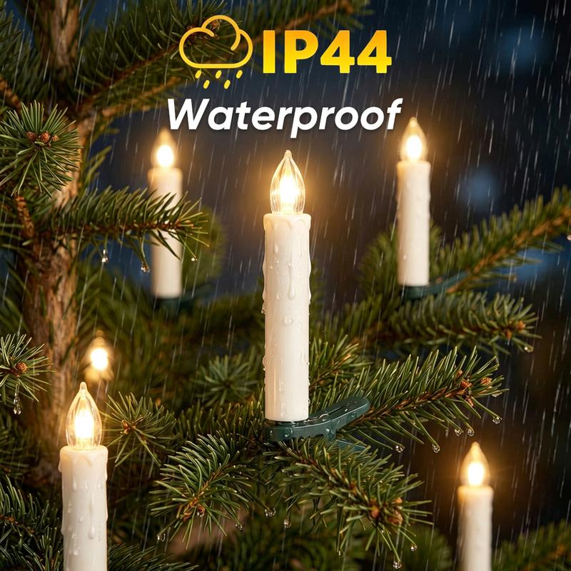 LED Flameless Christmas Tree Candle Lights with Remote – 10/20 Pack