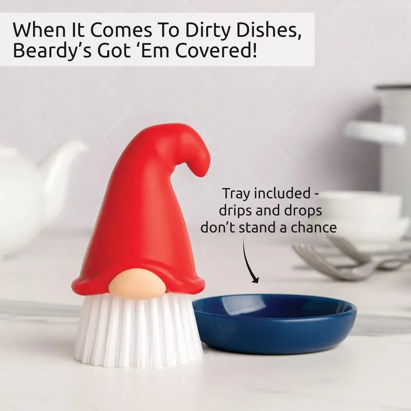 Gnome Standing Dish Brush