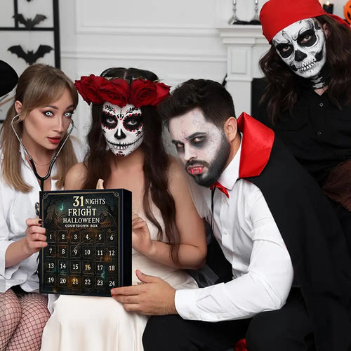 31 Days Halloween Countdown Calendar – Spooky Mini Figurine Surprise Box