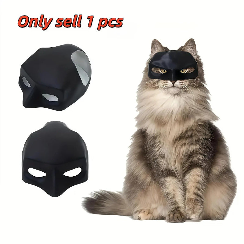 Superhero Cat Mask – Funny Pet Costume