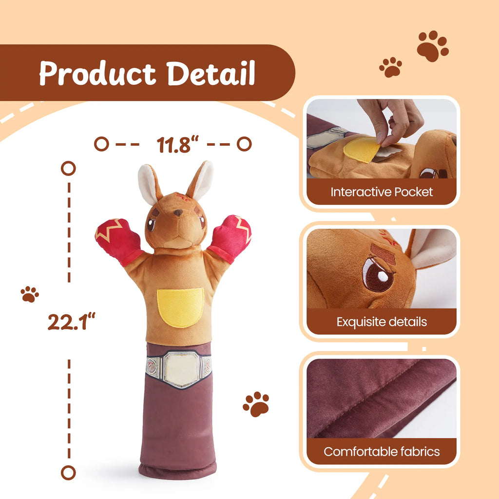 Kangaroo Boxing Cat Interactive Puppet Toy