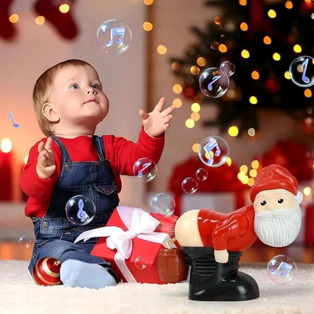 Farting Santa Bubble Machine – Funny Christmas Bubble Toy with Music & Sounds