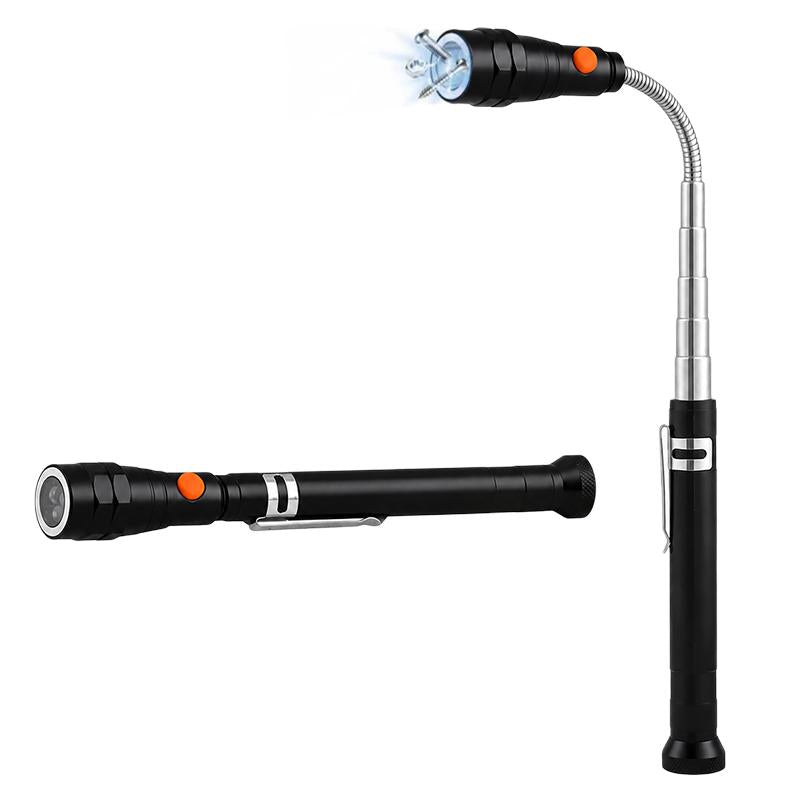 Telescopic Magnetic Pickup Tool with LED Light – Flexible & Extendable