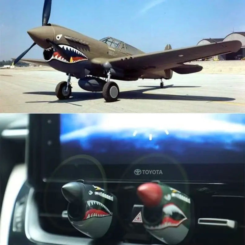 P-40 Fighter Plane Car Vent Air Freshener – Propeller Design