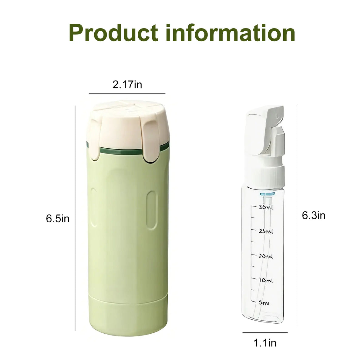 4-in-1 Travel Toiletry Dispenser Bottle – Leakproof Refillable Travel Container