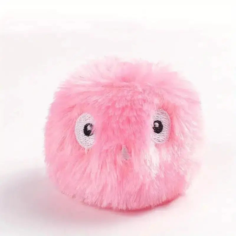 Plush Chirping Ball Interactive Cat Toy – Lifelike Animal Sound