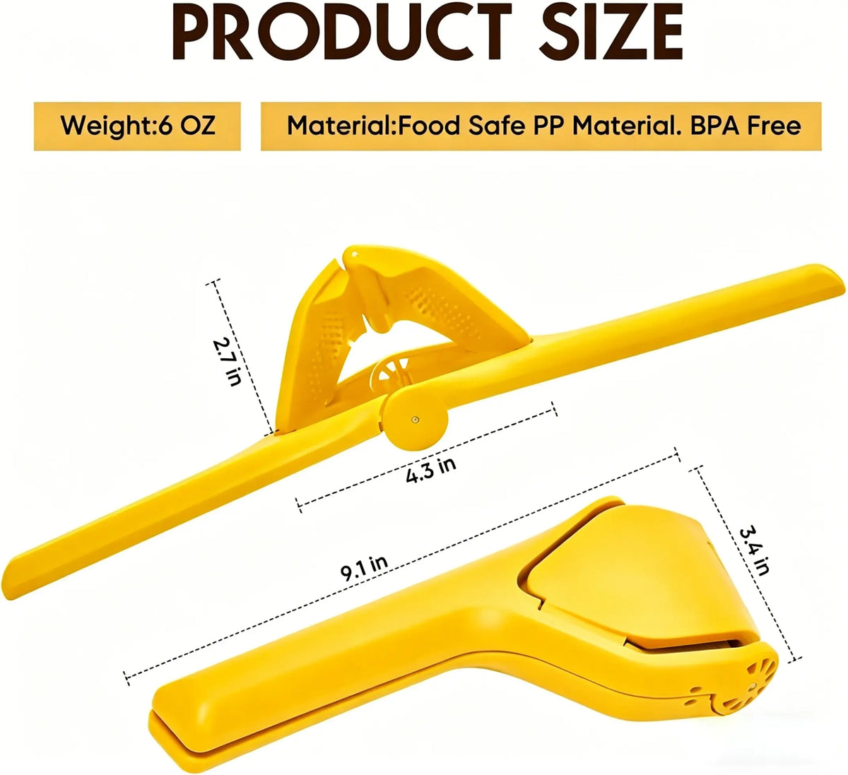 Fold-Flat Lemon Squeezer – Manual Citrus Juicer for Lemon & Lime