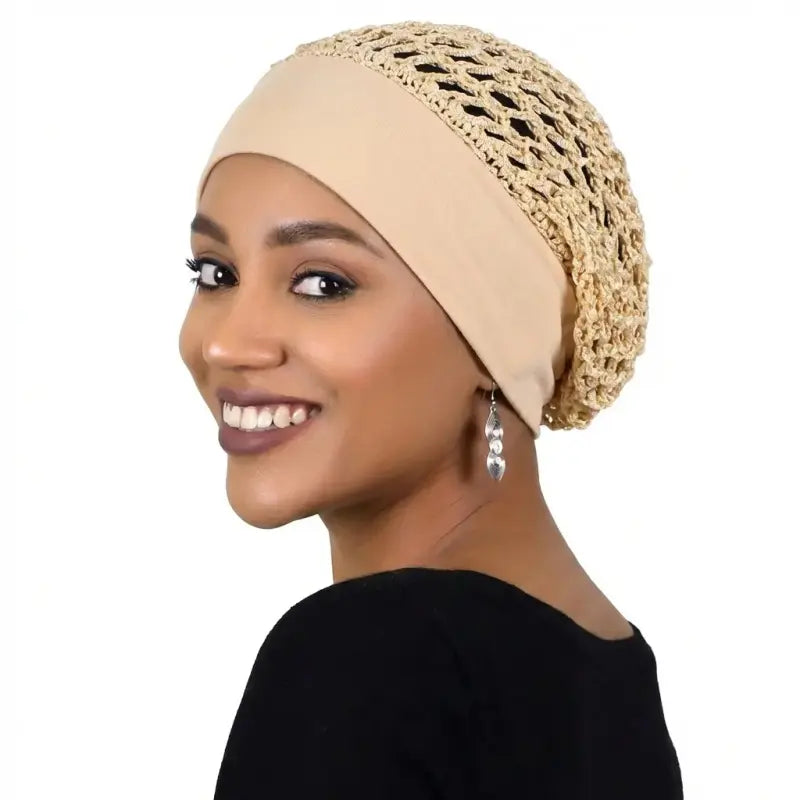 3-Pack Stretchy Wide-Edge Hair Bonnets for Sleeping