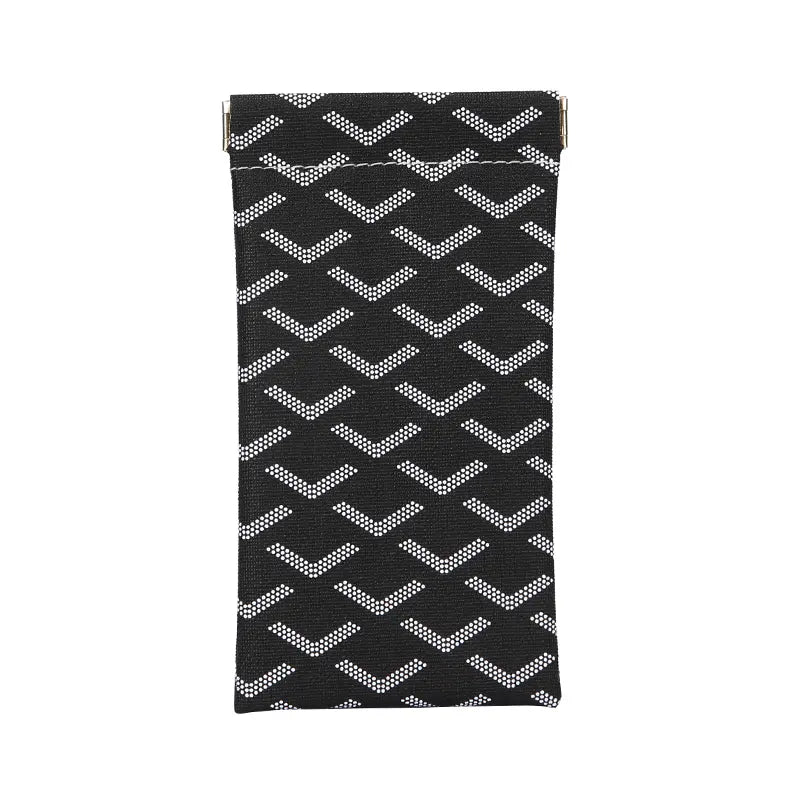 Mini Eyeglass Pouch – Soft Protective Glasses Case with Auto Closure