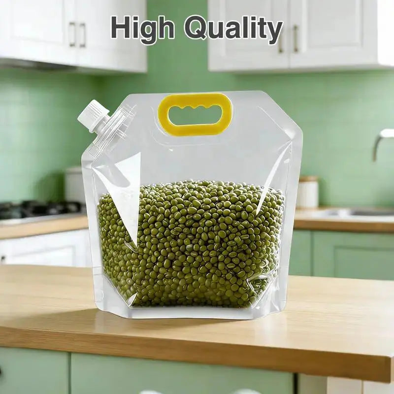 Reusable Food Storage Bags with Spout – 2.5L