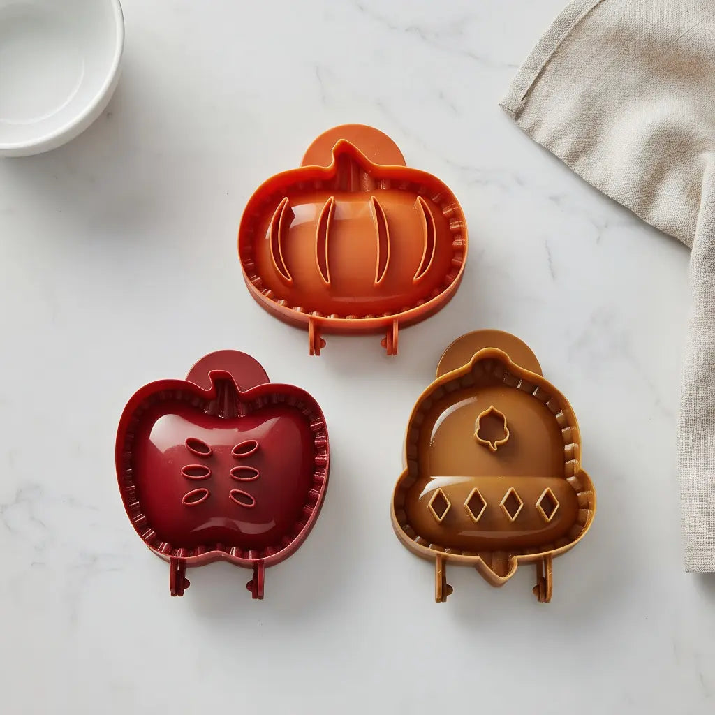 3-Pack Hand Pie Molds – Pumpkin & Holiday Baking Set
