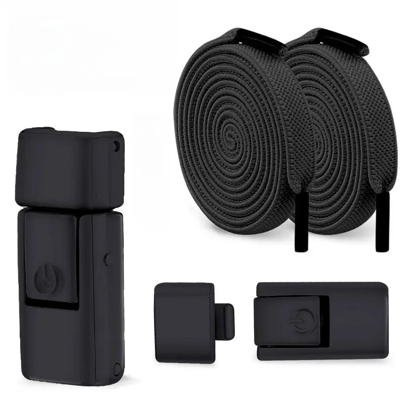 Adjustable No-Tie Elastic Shoelaces with Locking Buckle