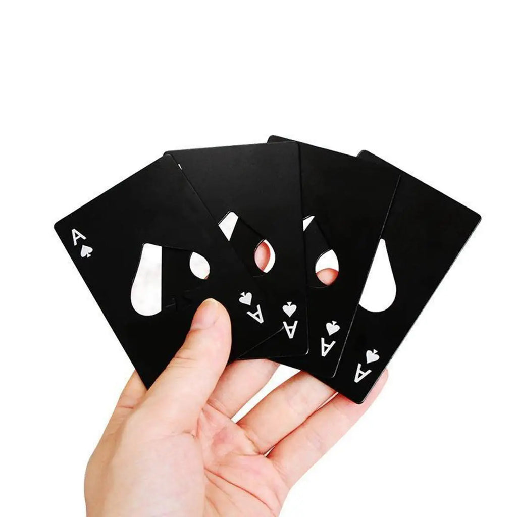 Ace of Spades Card Bottle Opener