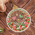 The Love Between Sisters, Personalized Ornament, Gift For Sister - 1