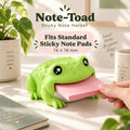 Cute Frog Sticky Note Holder with Pen Rest