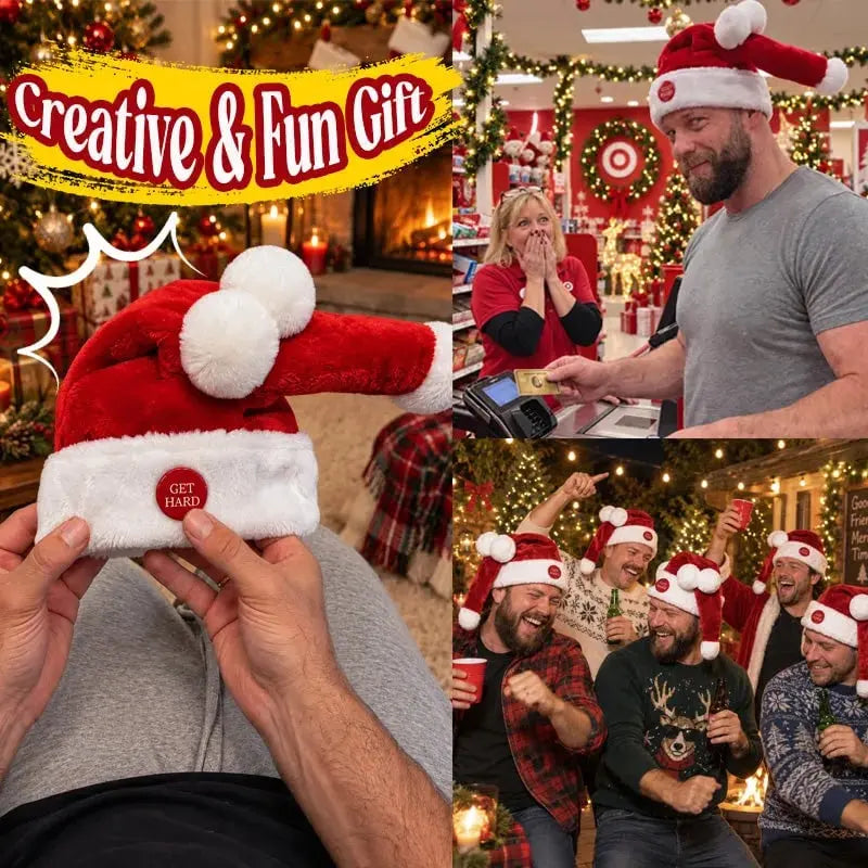 Naughty Santa Hat – Funny Adult Christmas Hat