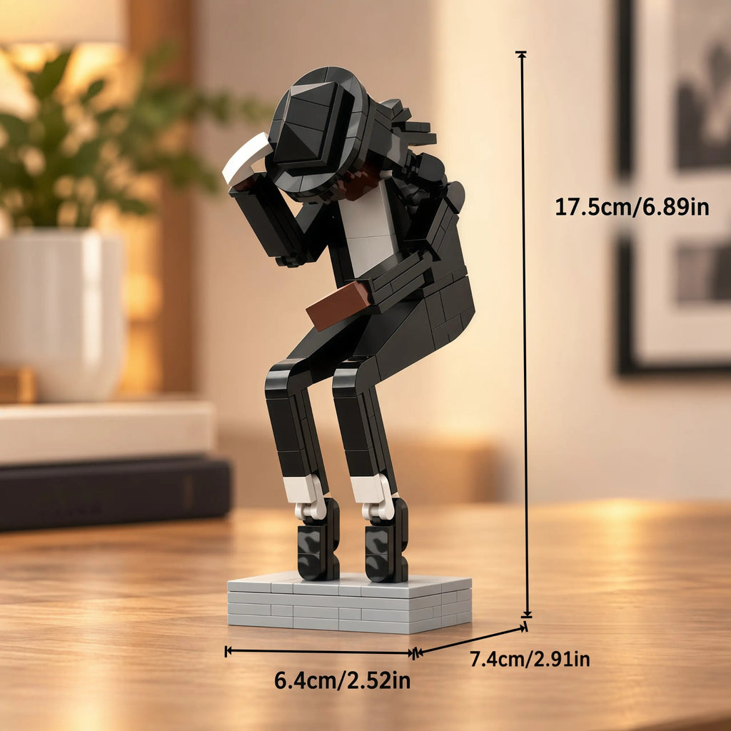 Iconic Pop Dance Pose Building Block Figure
