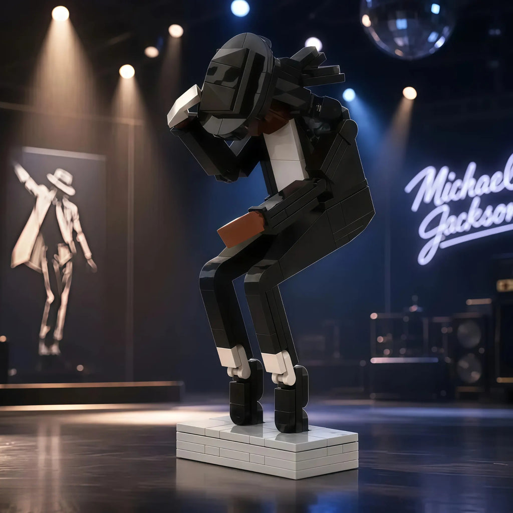 Iconic Pop Dance Pose Building Block Figure
