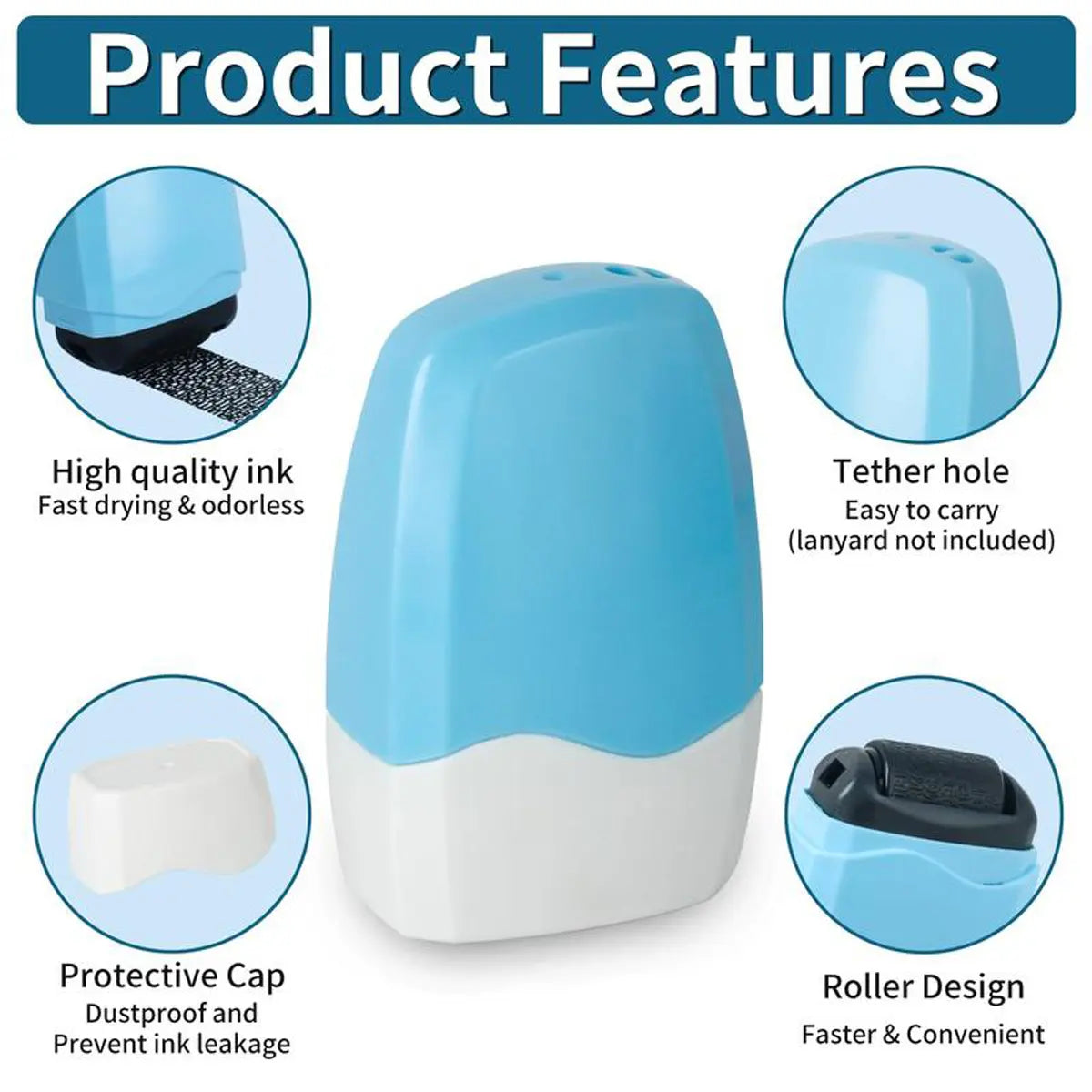 Confidential Privacy Roller Stamp for Personal Information