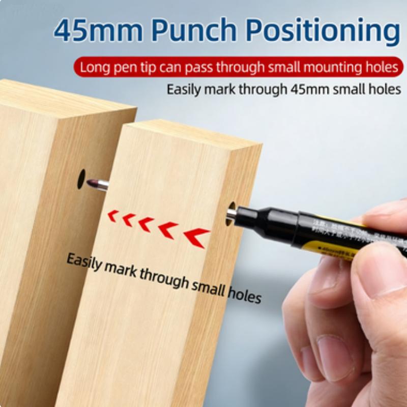45mm Long Nib Deep Hole Marker Pens – Precision Marking Tool