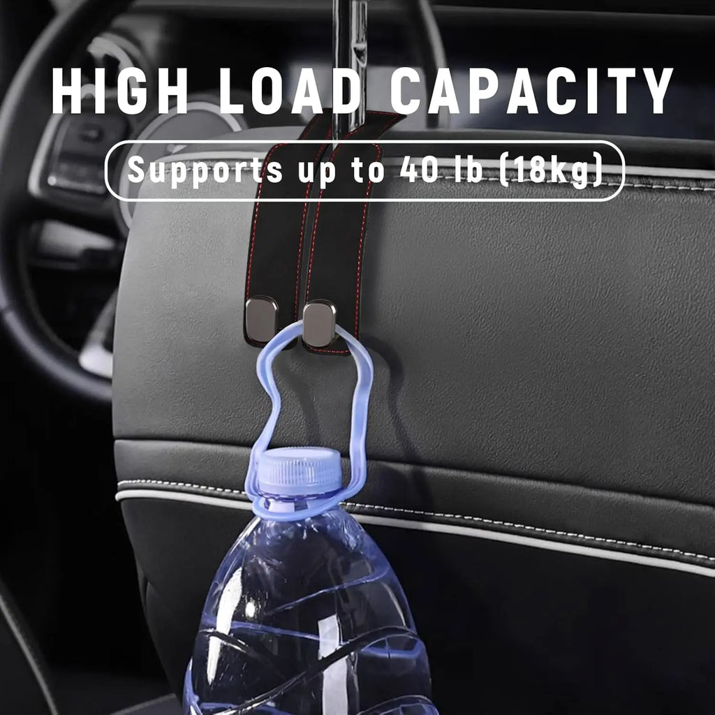 Car Seat Headrest Hook – Double Storage Hook for Bags, Purses & Groceries
