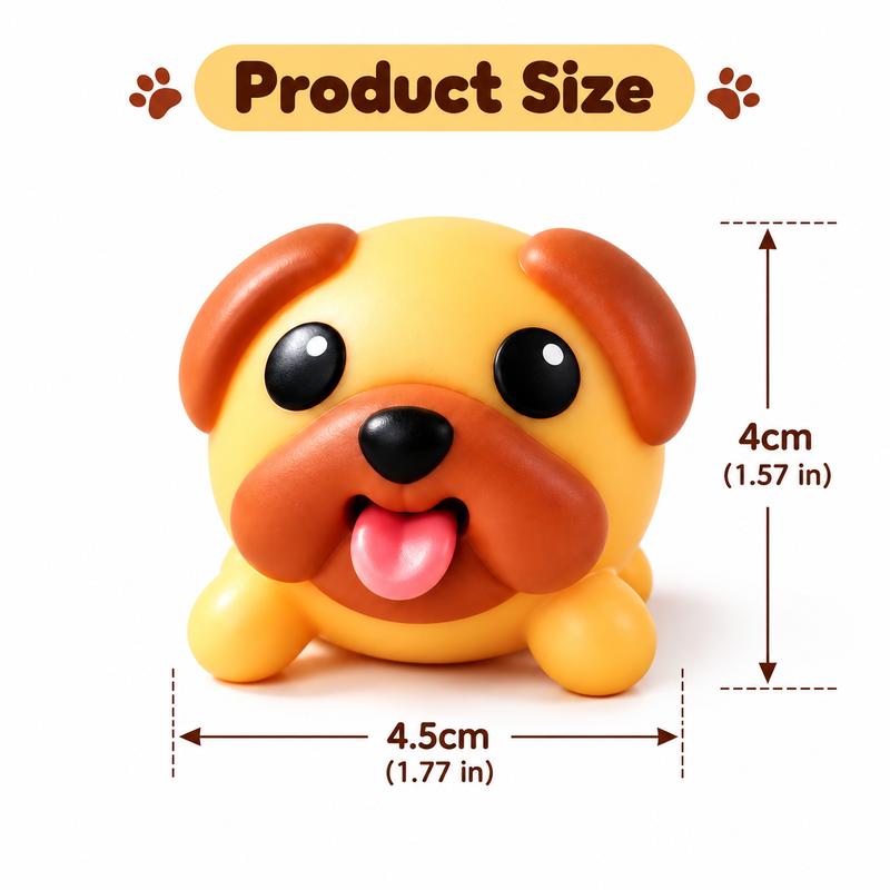 Funny Tongue-Popping Pug Squeeze Toy