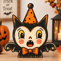 Vintage Halloween Wooden Shelf Sitters – Cute Tabletop Decor