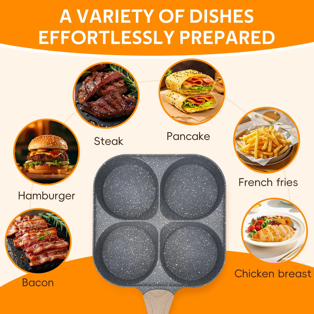 4-Cup Nonstick Egg & Breakfast Frying Pan