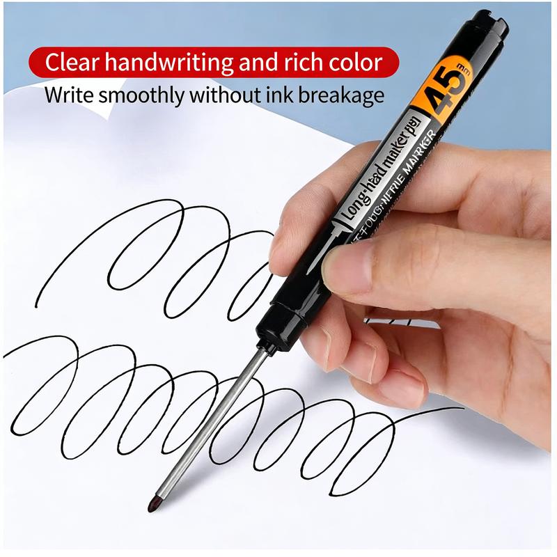 45mm Long Nib Deep Hole Marker Pens – Precision Marking Tool