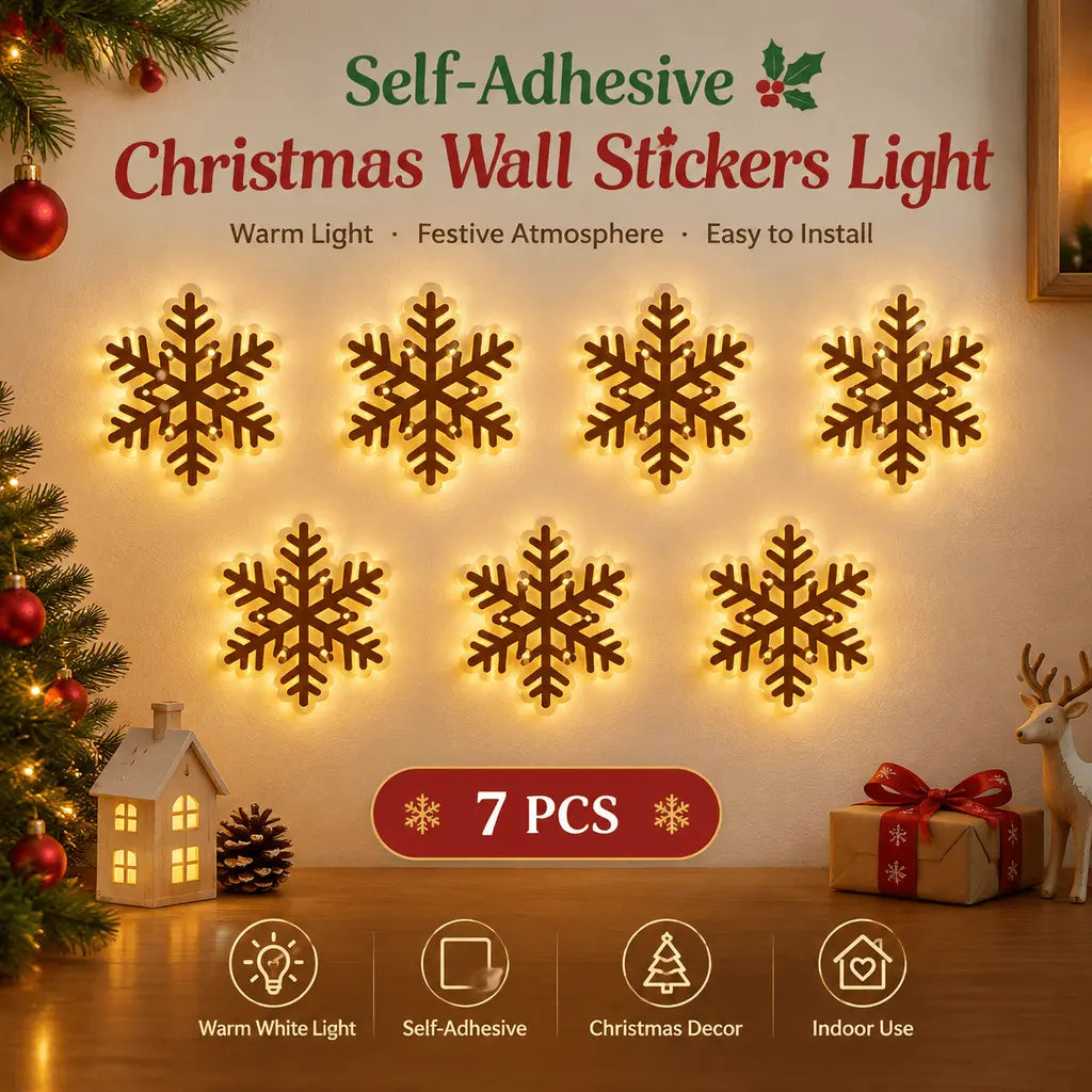 Lighted Santa & Reindeer Christmas Wall Decor